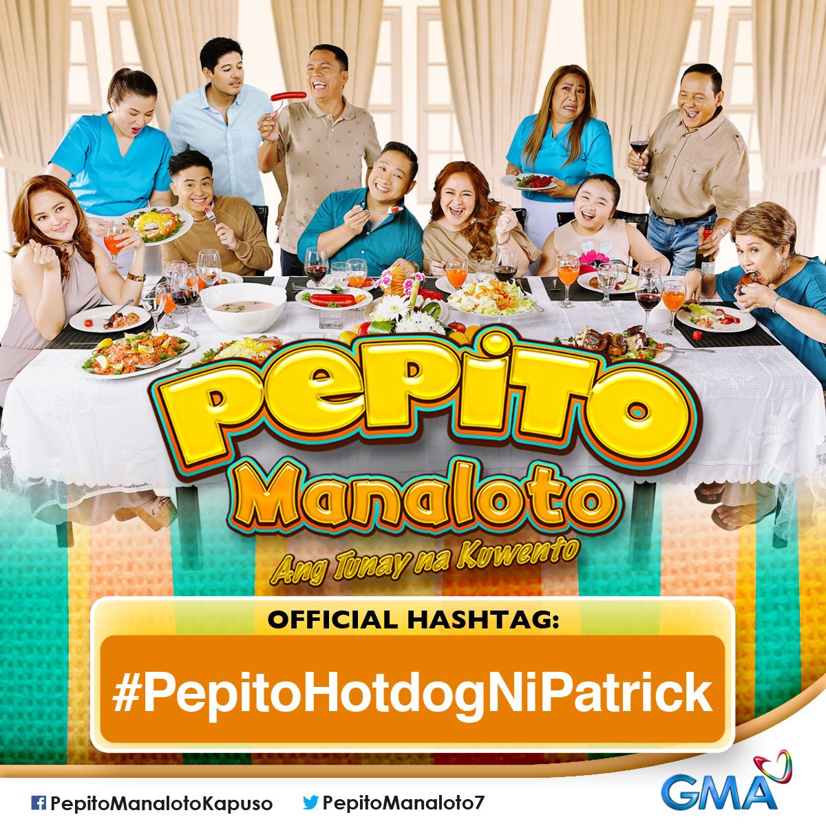PepitoManaloto's tweet photo. Ano'ng meron sa hotdog ni Patrick?! 

Magkakaalaman na ngayong gabi! Tweet tweet! OHT: #PepitoHotdogNiPatrick https://t.co/bswWr1UMwN