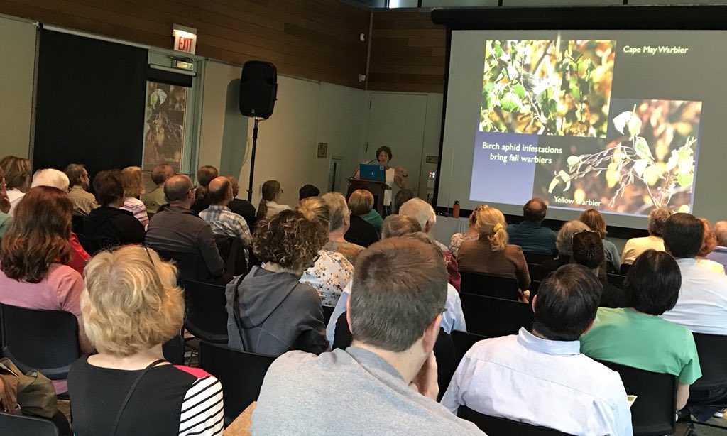 mtadunning's tweet photo. Having a wonderful time listening to @harpyeye share her secrets for creating a haven for wildlife in your backyard @MortonArboretum! “Festivals are where you find them and where you make them.” https://t.co/PShUikRZ8j