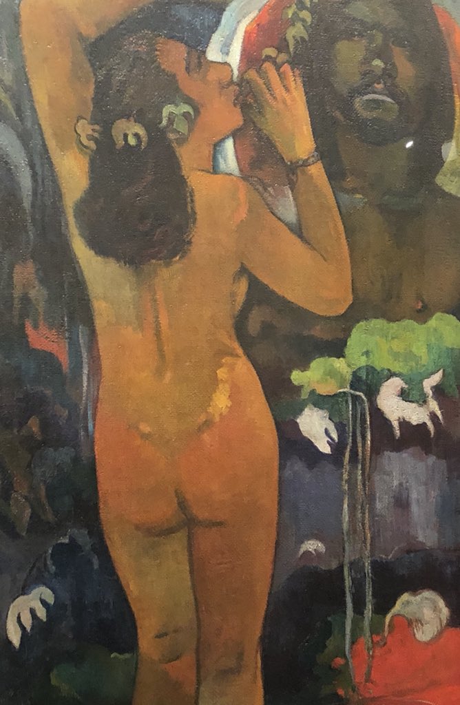 WithCause1's tweet image. Gauguin’s move to Tahiti was a gift to us all!!!! Gosh I love this piece #MoMA
