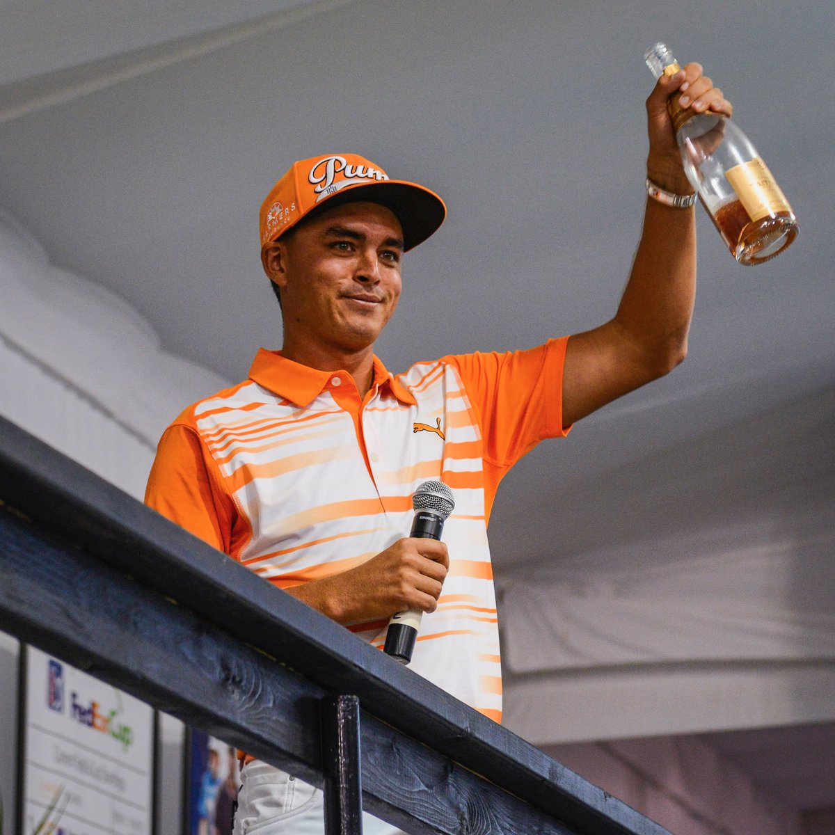 PGATour's tweet photo. Congratulations, @RickieFowler. 💍 https://t.co/o6inuadoAS