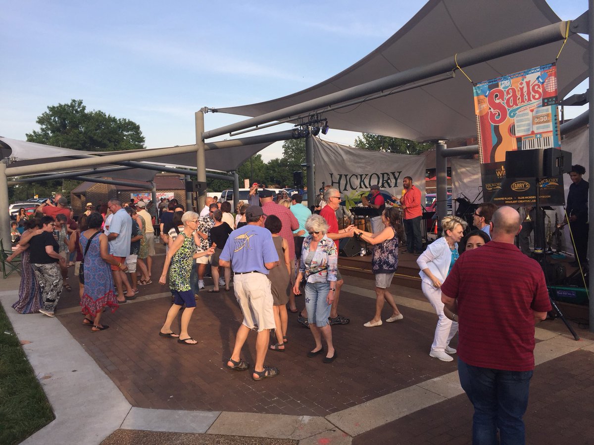 HkyWellCrafted's tweet image. Lots of fun learning to salsa dance tonight with Orquesta GarDel at the Sails Original Music Series! #sailsmusic #salsa #hickorymetrofun