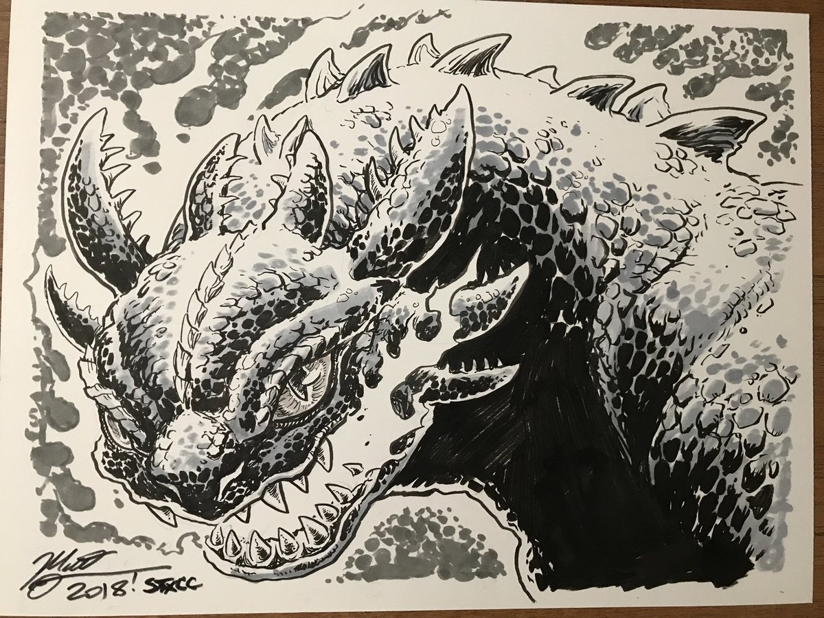 Matt Frank is working on GODZILLA VS TEXAS 3/13! tweet media