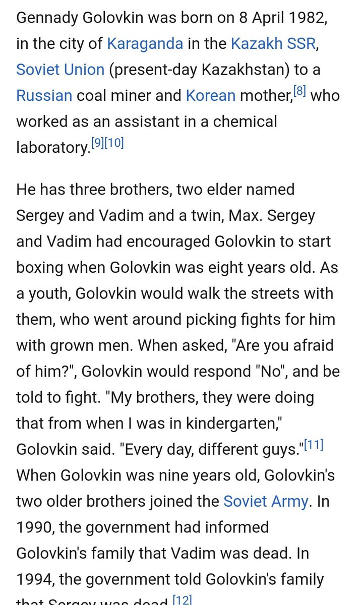 @boxingcorner247 No.3 G.G.G we wanna talk about ur Father Experience who have #CoatingIndustri in #Rusia 
That is founded by ur Father or #KasikinNicolay Father Bro?
en.m.wikipedia.org/wiki/Gennady_G…

#IBF fail create ur #MiddleClass #BoxingBattle ? 
Than? #Golovkin