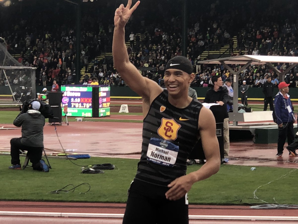 FloTrack's tweet photo. MICHAEL NORMAN ‼️ 4️⃣3️⃣.6️⃣1️⃣ https://t.co/zyciMgm7ev