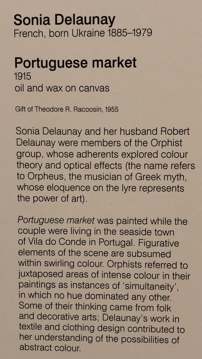 WithCause1's tweet image. So glad I did the @MuseumModernArt online course on themes before seeing this - places and faces - helps penetrate abstract art coursera.org/learn/ideas