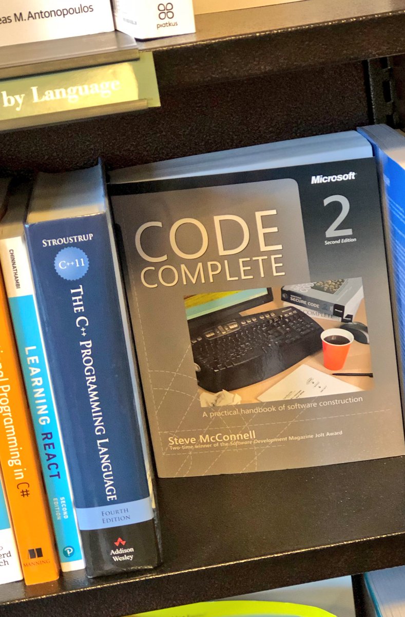 Suren Konathala On Twitter Good To See Codecomplete Book Still