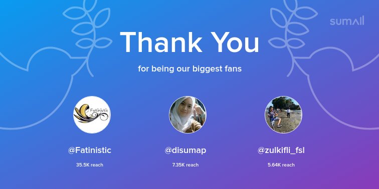 myXL_Sumatera's tweet photo. Our biggest fans this week: @Fatinistic, @disumap, @zulkifli_fsl. Thank you! via https://t.co/hrwpInYrDa https://t.co/3UKk3n52j8
