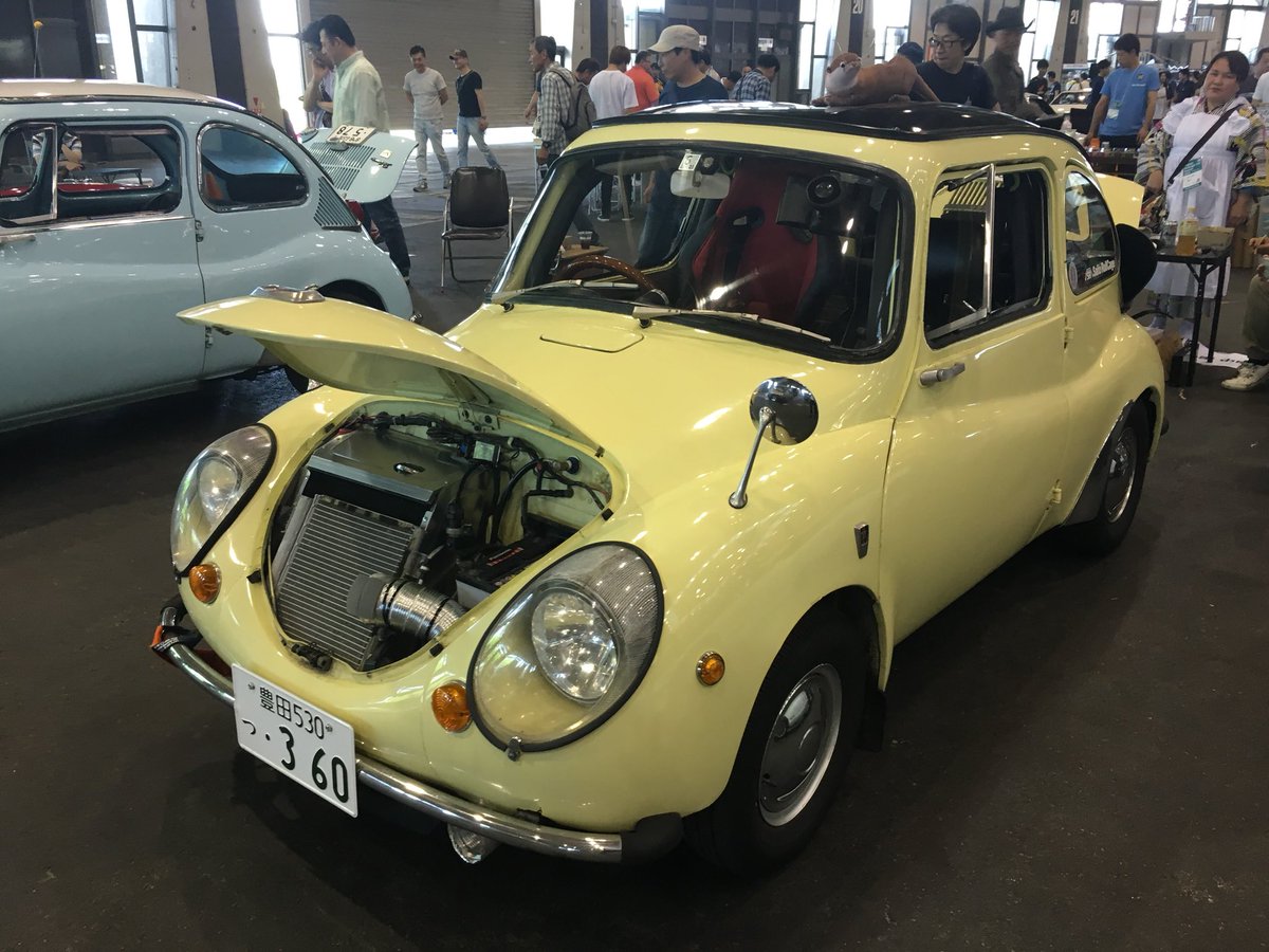 ケンケン Ar Twitter 赤帽サンバーのエンジンを乗せたスバル360