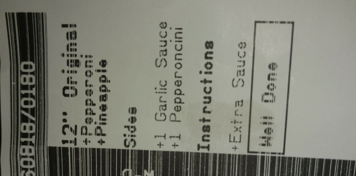 QueenDean15's tweet photo. Dear @PapaJohns , plz stop f*ing up my order. I <3 u, but may have to break up w u if u can't get it right. #3rdtimeinarow. https://t.co/iVYfWk90u2