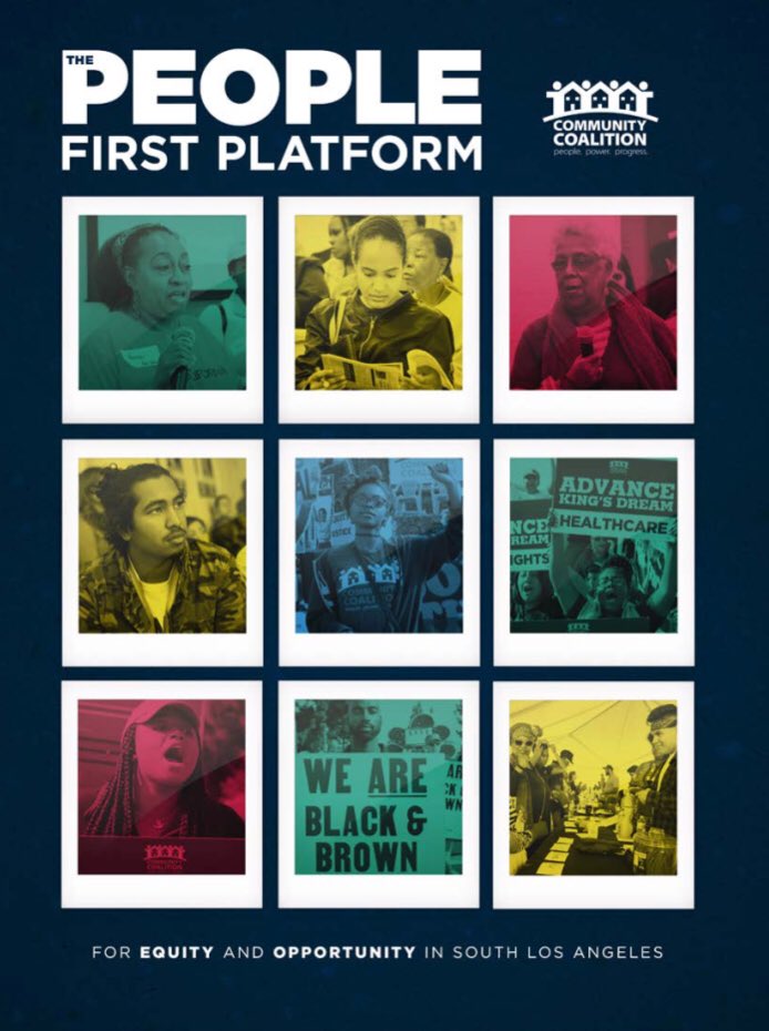 aretana's tweet photo. Bonus: we are releasing our #PeopleFirstPlatform Informed by over 4200 South LA residents and @CoCoSouthLA member leaders. Sneak Peak ⬇️ https://t.co/Tjv157z6pv