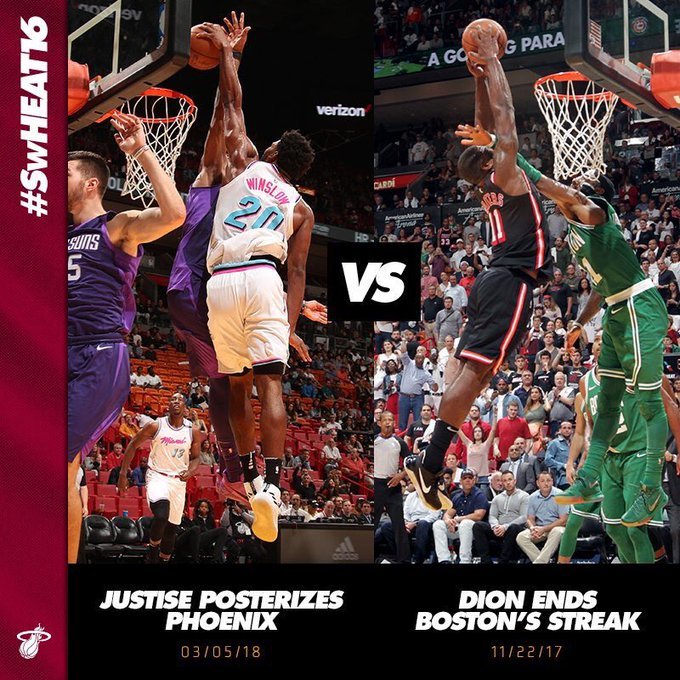 lopezgovlaw's tweet image. #RT via MiamiHEAT : The vote is close! Which of these #SwHEAT16 moments was your favorite? #AgentBlock’s destruction in Phoenix 🖐 or #TheDragon’s slick moves vs the Rockets? 🐲

Vote right now in the poll!  #NBA | )