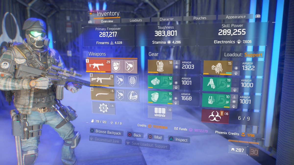 Stackcluster's tweet photo. Support build on the workbench...
#TheDivision 18.2
#DivisionBuildWednesday https://t.co/6fITIsKauc