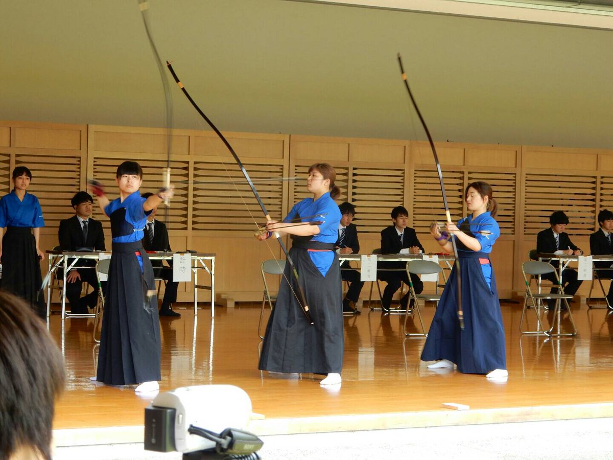東日本国際大学弓道部 على تويتر 大会 6月9日 東北地区大学総体 弓道 女子の部 予選 団体 24射15中 予選通過