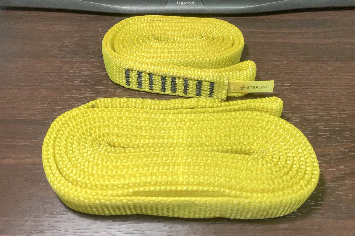 ya_ma_da_jp's tweet image. #WesSpur で買ったもの
1” Flat Nylon Slings 48”/4’
1” Flat Nylon Slings 72”/6’
スリングです。何かと役立つスリングです。長さの違うものを購入しました。
#treeing #treeclimber #treegear #ツリーイング