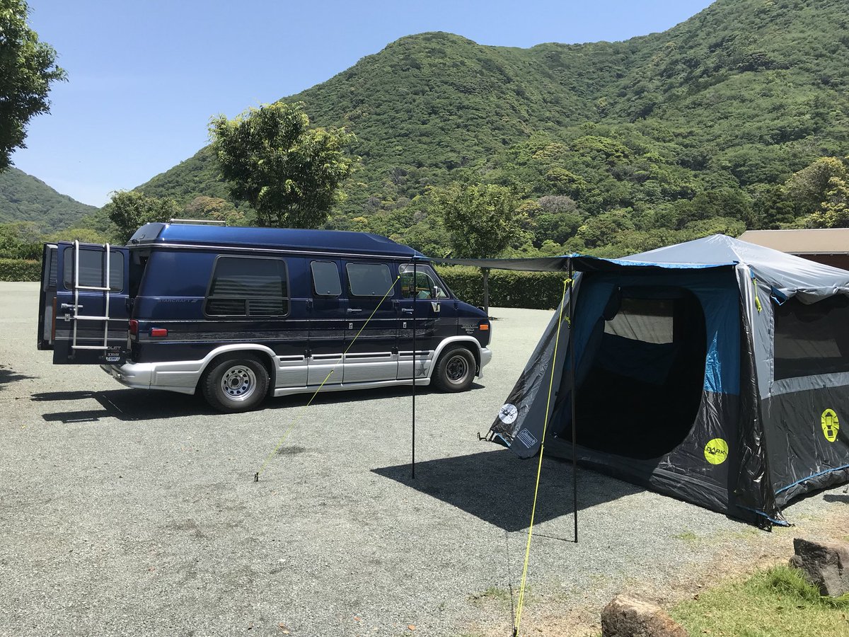 Twitter पर のげじのえんちゃん 最高やん シボレー シェビーバン アメ車 キャンプ ドライブ