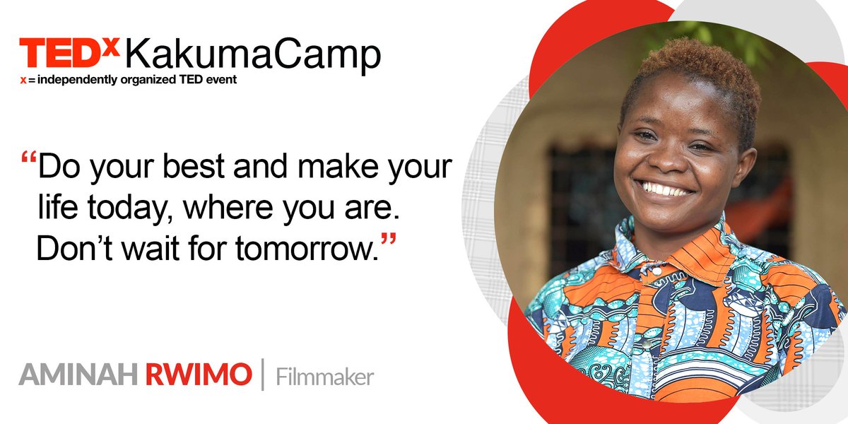 Refugees's tweet image. LIVE NOW: Aminah Rwimo is on stage at #TEDxKakumaCamp sharing her story.

Aminah is a Congolese refugee and an award-winning filmmaker living in Kakuma refugee camp.

Join the livestream: facebook.com/UNHCR/videos/1…