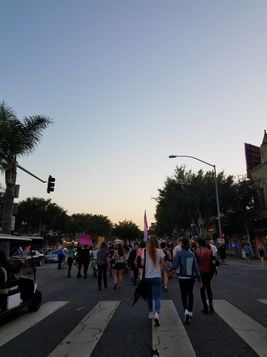 RedefiningGaze's tweet photo. Wowie! We just marched in the dyke march in L.A.! Who knew we would come all the way to L.A. for this!? #DykeMarchLA #LAPride #Pride https://t.co/77AXQNqSwe