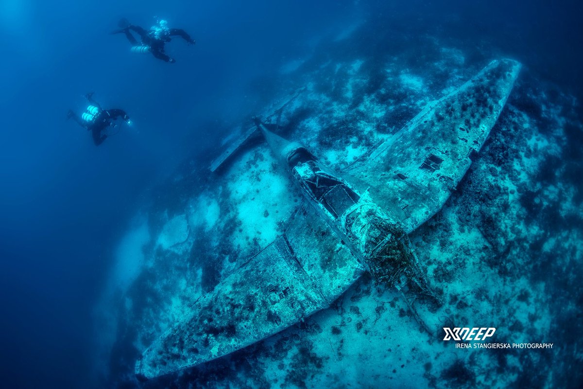 XDeepIndonesia's tweet photo. This JU 87 Stuka has been waiting for us to show the remains of a tragedy from the past.

Photo Credit - @irena.stangierska.photography
Sidemount Diver - Tomasz Michur Michura
Tec Diver - Piotr Czernik

#XDEEP 
#STEALTH20 
#NXPROJECT https://t.co/TJbPPzIR4Q