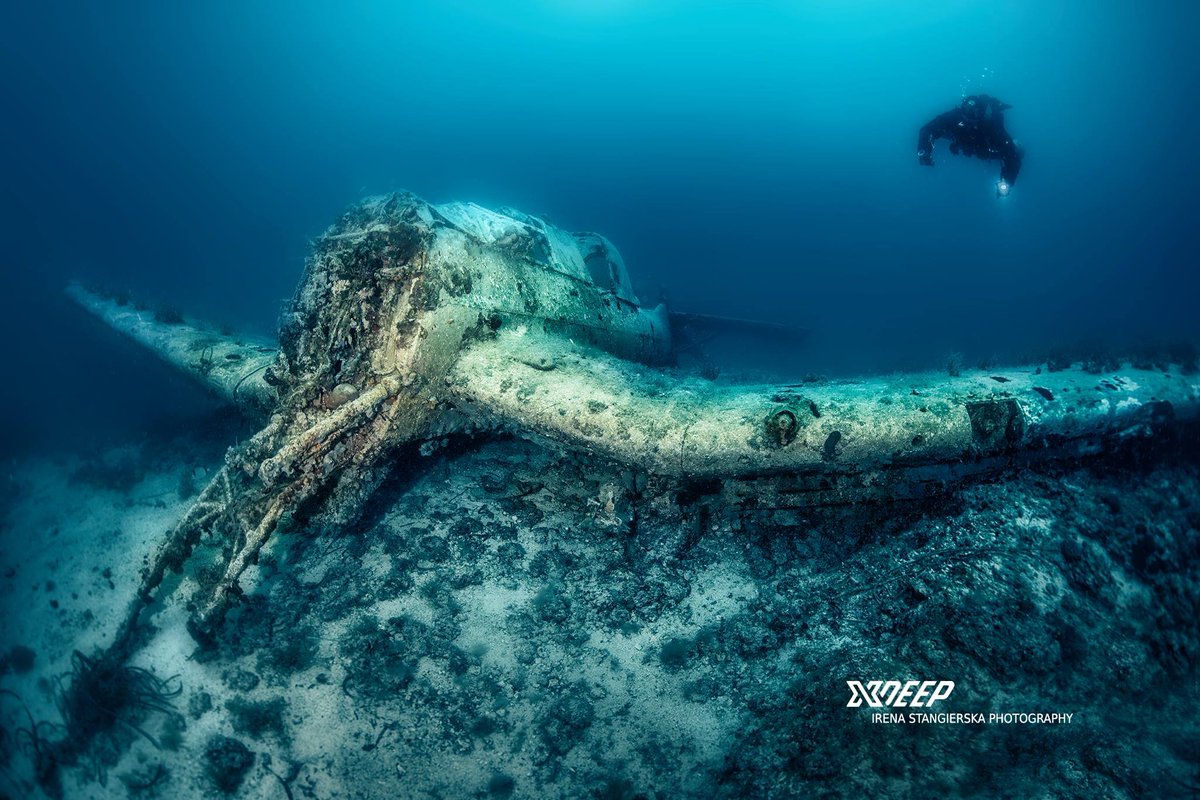 XDeepIndonesia's tweet photo. This JU 87 Stuka has been waiting for us to show the remains of a tragedy from the past.

Photo Credit - @irena.stangierska.photography
Sidemount Diver - Tomasz Michur Michura
Tec Diver - Piotr Czernik

#XDEEP 
#STEALTH20 
#NXPROJECT https://t.co/TJbPPzIR4Q