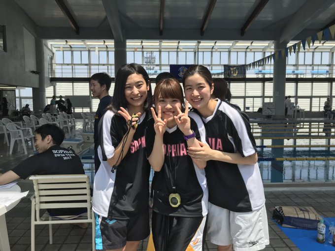 上智大学体育会本部さん と Sophia Swim のやりとり 1 Whotwi グラフィカルtwitter分析