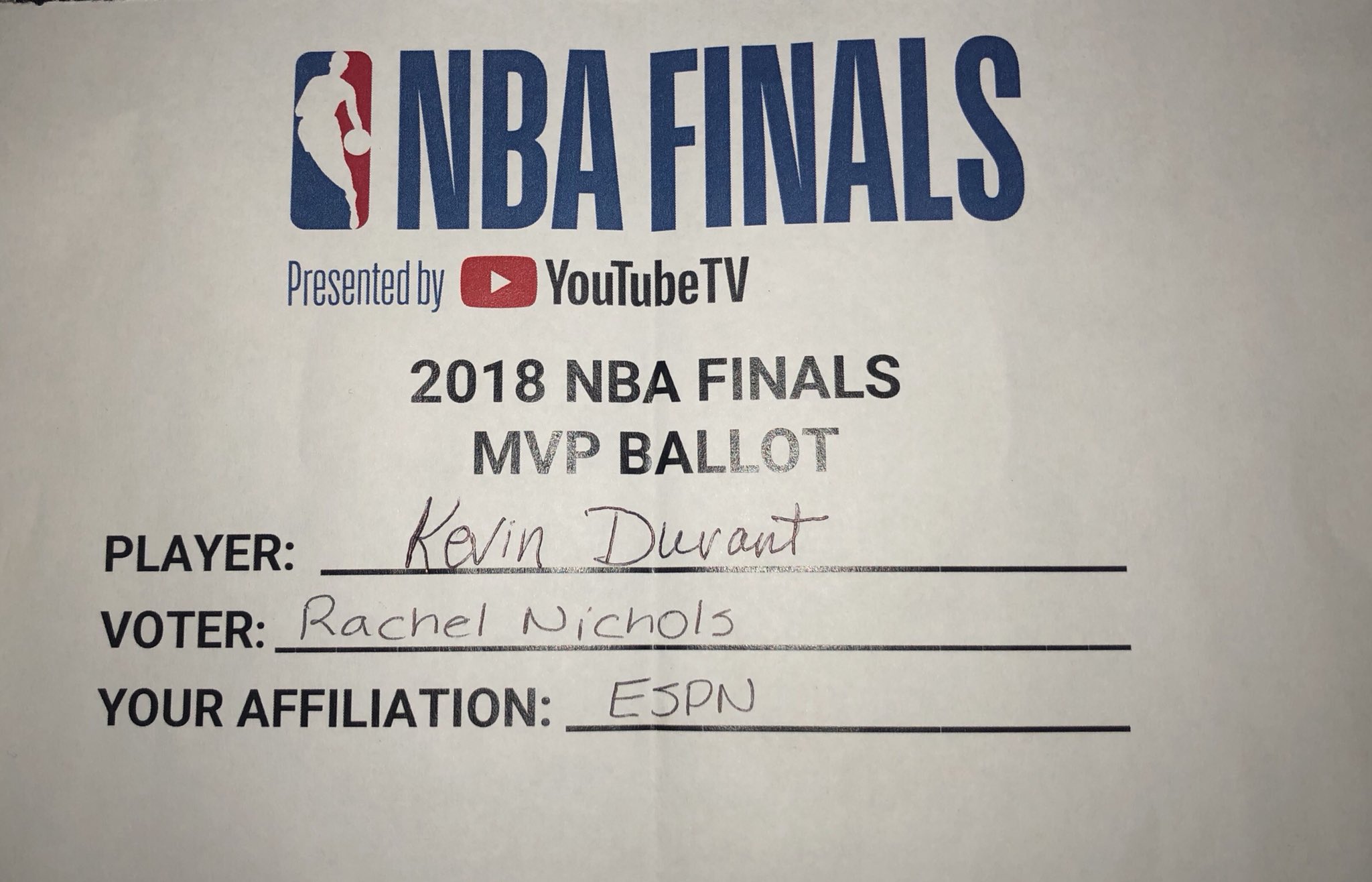 Kevin Durant named NBA Finals MVP - ESPN