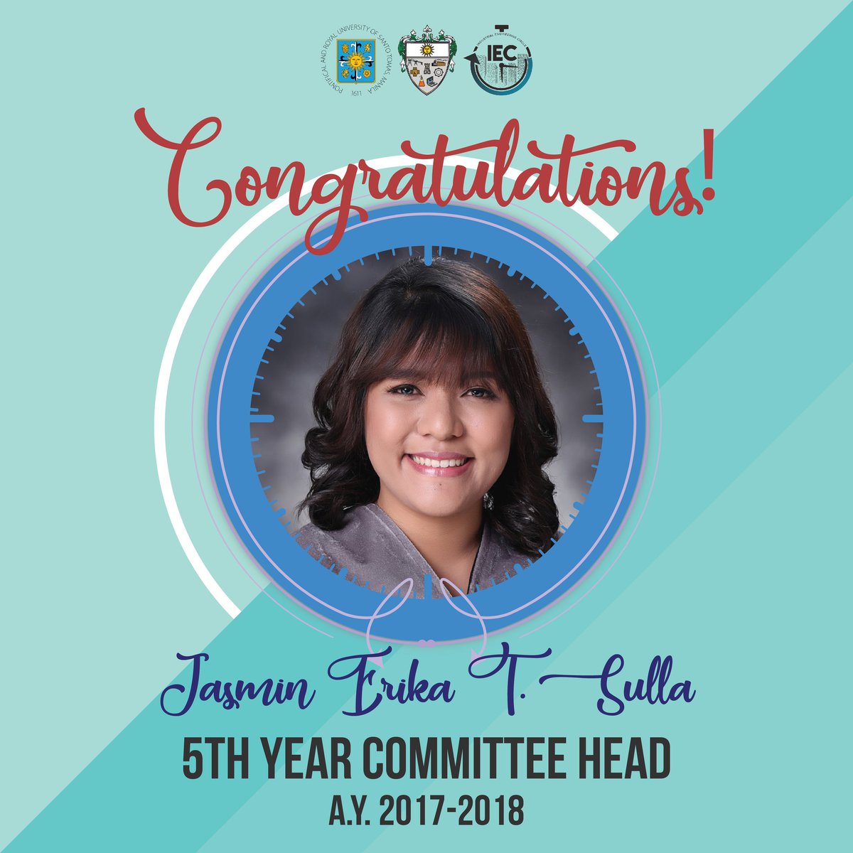UST_IEC's tweet photo. and to our beloved IEC Executive Board Members A.Y. 2017-2018,
We will miss you very much!
Continue to follow your passion in serving the people.
We wish you the best of luck in your future endeavors.
Your IE Family is proud of you!
#IEPride
#OneIEFamily https://t.co/UfDTykwnjx