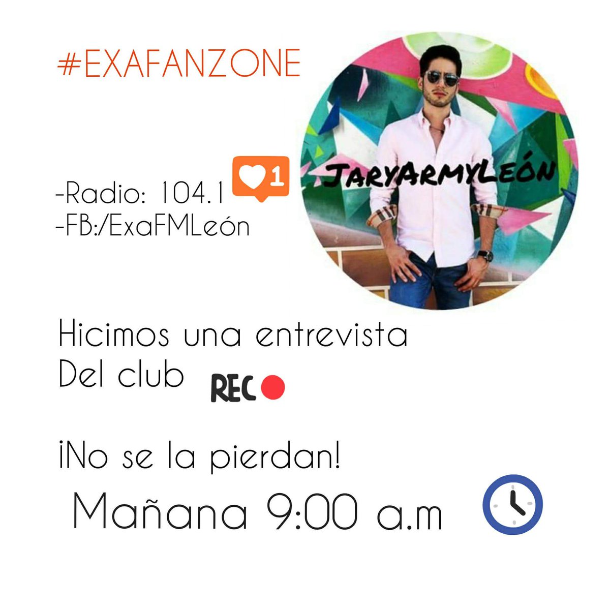 JarytasCelaya's tweet photo. JaryArmy no se pueden perder la genial entrevista que realizaron los chicos de @ExaFmLeon en #ExaFanZone a las bellas chicas de @jary_leon ♥ https://t.co/JidrHG5wFR