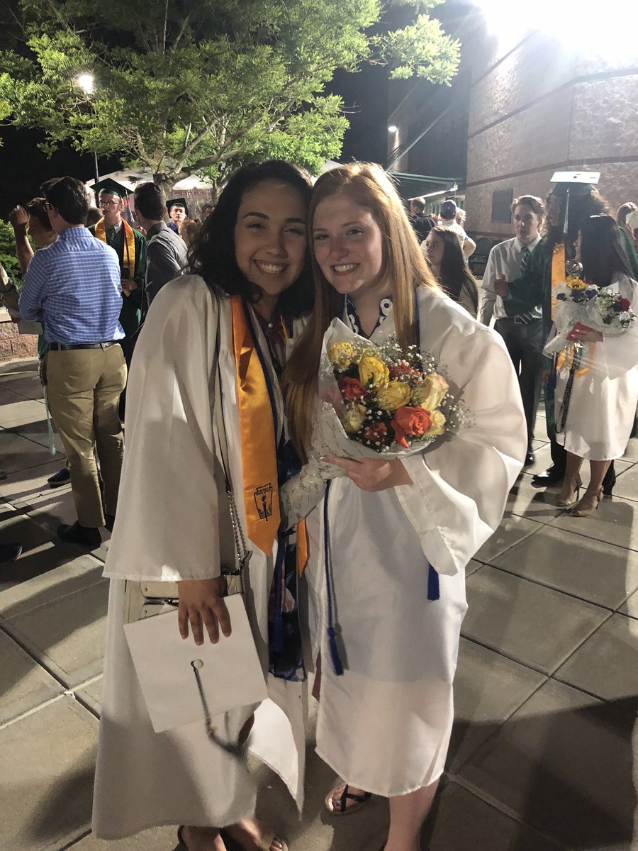 Chariho2018's tweet photo. From your co-social chairs, thank you for the best four years. Congratulations everyone, this is only a see you later 🎓 https://t.co/COpmkWJZnV