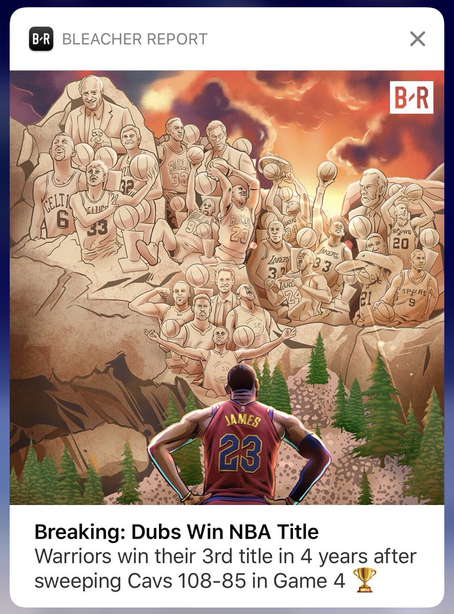 historic_posts's tweet photo. The Golden State Warriors Have Won the #NBAFinals For THIRD Time in Four Years. 

Honestly, I Didn’t Even Watch It. This Travesty Has Now Stolen All of my Interest Towards the NBA. Anyone Who Says the KD Move Was Good For the NBA Is Brain Dead. 

#SuperTeamEra https://t.co/NRrka6oAYQ