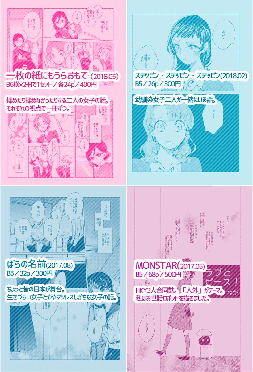 明日10日のPixivMarket【イ17b・ハイパーケトルイエスタデイ】のおしながきです。創作百合とひっそり版権(ドラクエだよ)を持ち込んでのんびりしていると思うので適当に遊びに来てください。よろしくおねがいします〜 