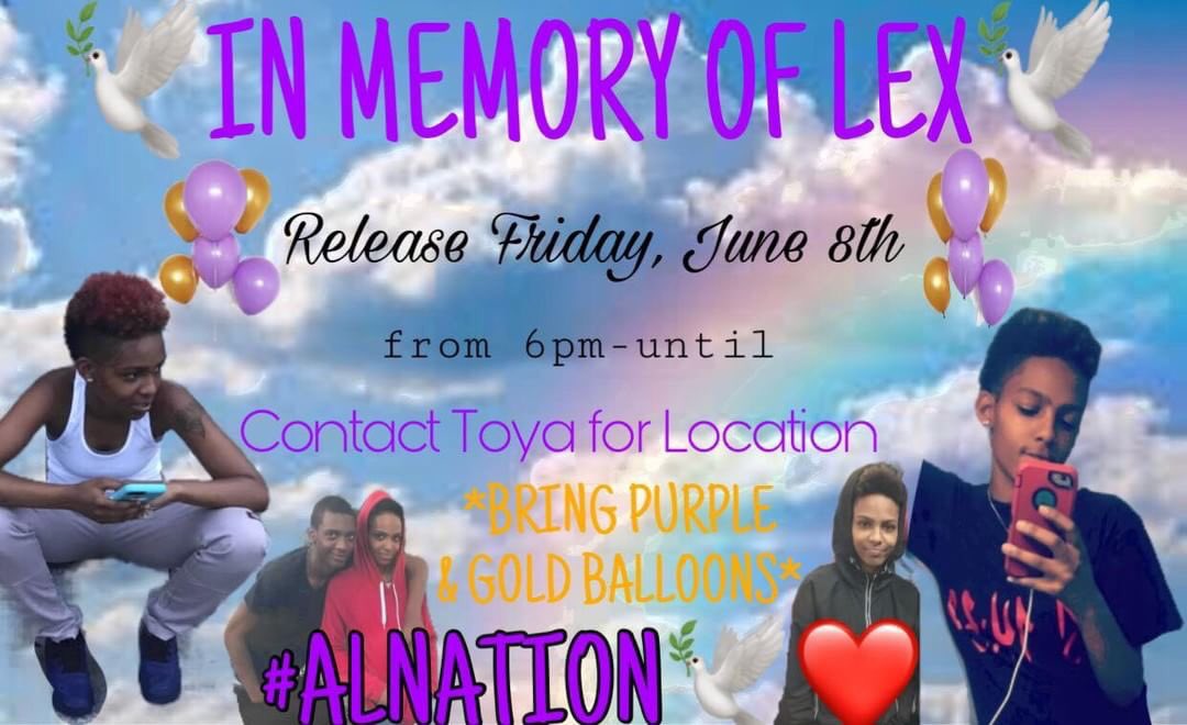 YBee7k's tweet photo. Sorry I couldn’t make it sis but for your bday we bout to turn up they don’t love yu till yuu dead yo Rest In Peace lex just watch ova me bro 😇💯 https://t.co/HuVdMJPMb9
