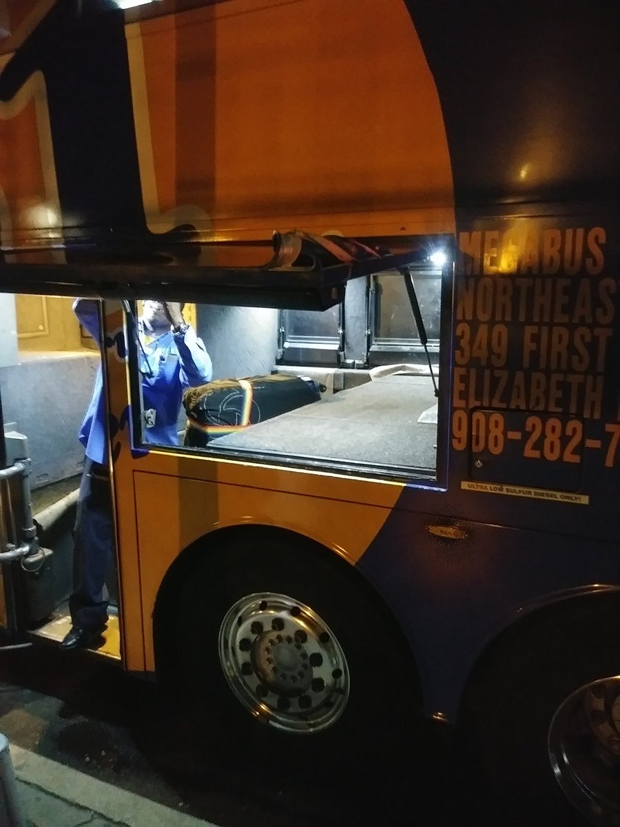 We hear a big sound. The luggage door is left open &amp; hits a pole &amp; damaged. After 30 min driver chooses to tellus that it feel off 😝<a href="/megabus/">Megabus</a>