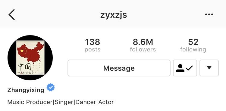 eternallyixing's tweet photo. yixing’s new instagram bio 💯 we love and stan a multi-talented KING 👑👌🏻 https://t.co/hu1tMYGY3H
