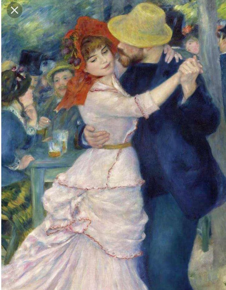 #sensazionipoetiche Lasciati andare tra la le note della musica È l'amore che hai dentro... quella grazia che trasuda Il tuo corpo e si fa leggero nell'incanto ...dove io ti guardo e sogno #InVoloSenzaRete @DonatoMarinelli RENOIR #Art #Artwit