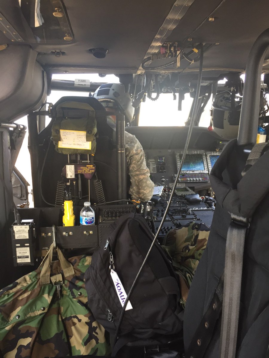 Today Chief Walker took flight with some of the nation's finest of the U.S. Army by way of their Blackhawk. Go Army!