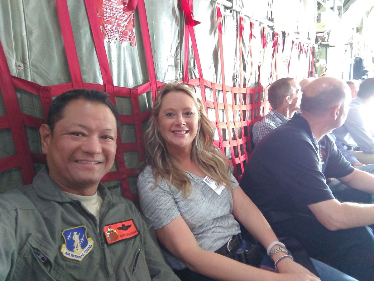 kimkreke's tweet photo. Very very cool experience! Thank you!!! #ThankYouForYourService @AirNatlGuard #breakfastwiththeboss https://t.co/oSadn2YYKg