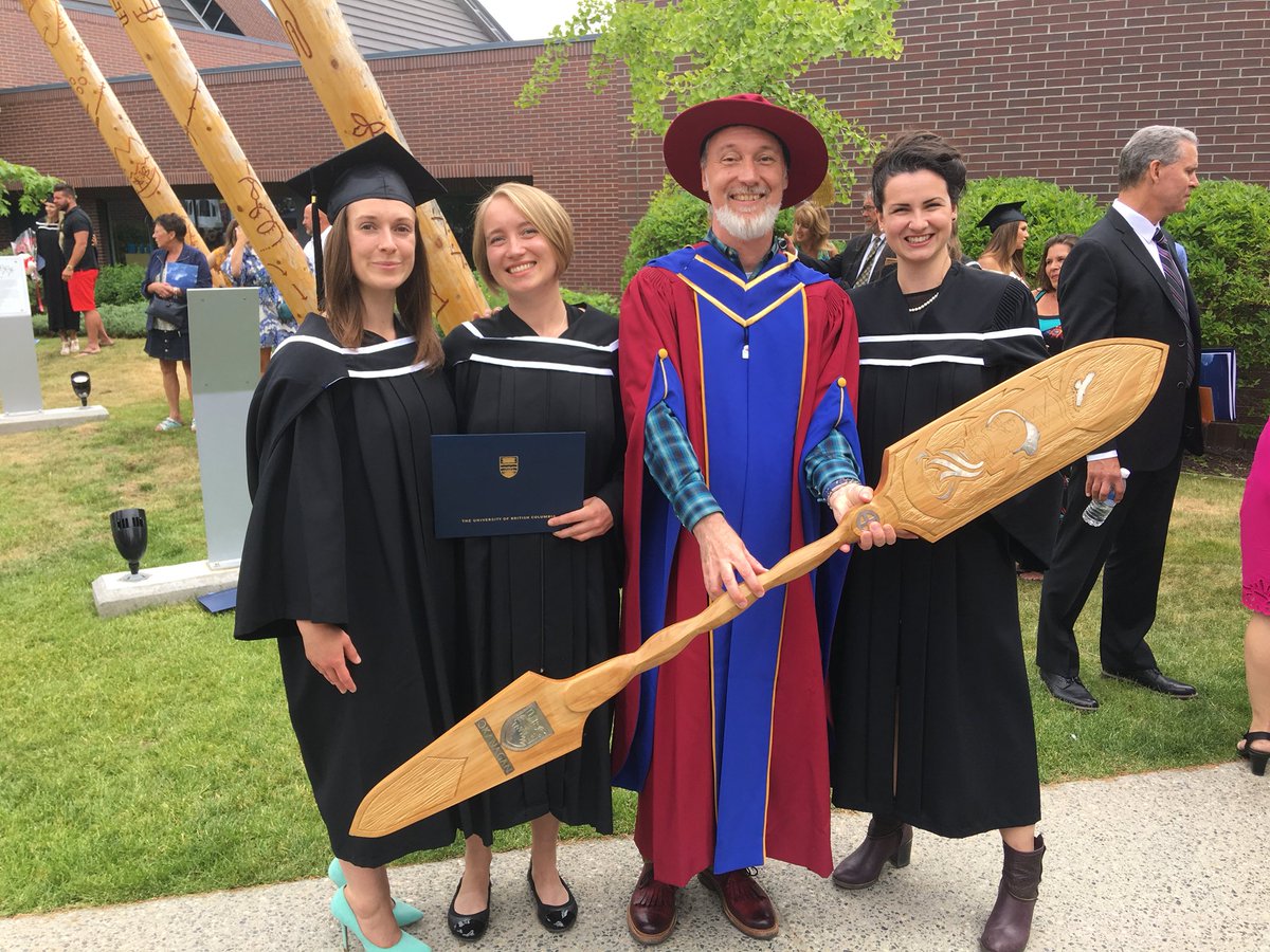 LeytonSchnell's tweet photo. Convocation 2018! Our final @UBCedO #teammiddle and #STEP grads did us proud! #changemakers #ruraleducators https://t.co/dehY0hdQjH