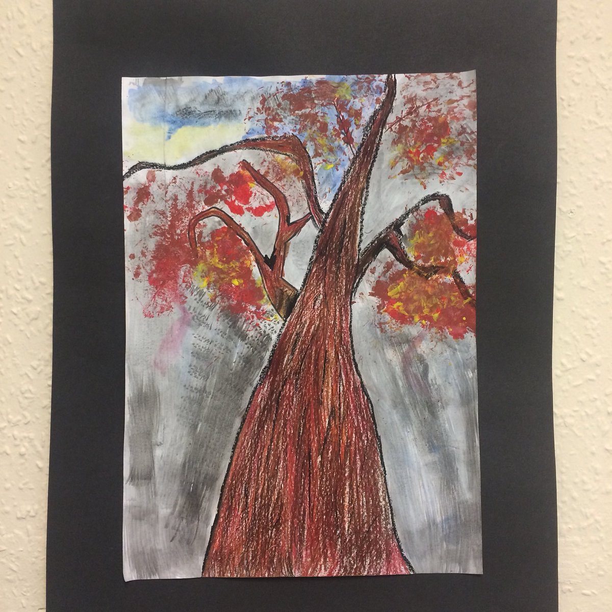 This week the children learned about using perspective to show height. We all pretended we were lying on the grass in the fantastic sunny weather looking up at trees 😊 #art #kidsart #hindskellystudio #drogheda #artclasses #kidsartstudio #perspective #trees