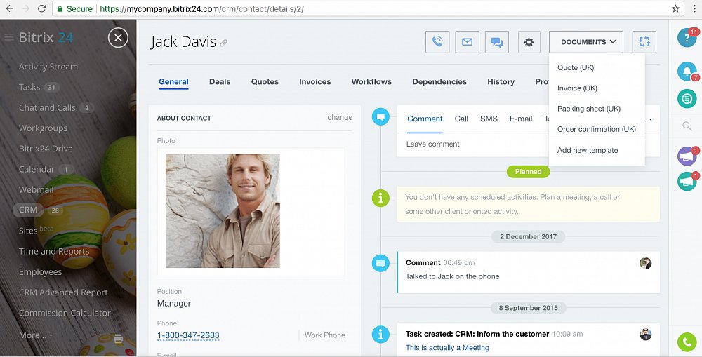 bitrix24's tweet photo. You can now create ANY #document type inside your #CRM via your own #templates. Think #contracts, NDAs, #waybills, #billsoflading, #shippingmanifests, #purchaseorders, service agreements - anything.
https://t.co/KldysUyLeZ
#bitrix24 #documentbuilder #contracts #serviceagreement https://t.co/BrKLrYk3R1