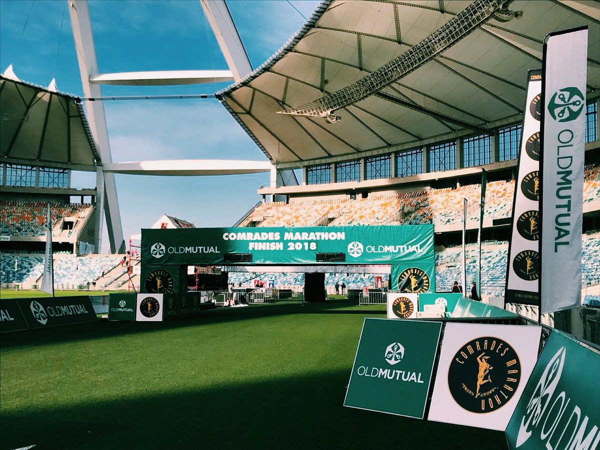 MMStadium's tweet photo. Final countdown, final touches 🙌 #Comrades2018 #LetsMeetAtMoses https://t.co/RMc0yMyhiU