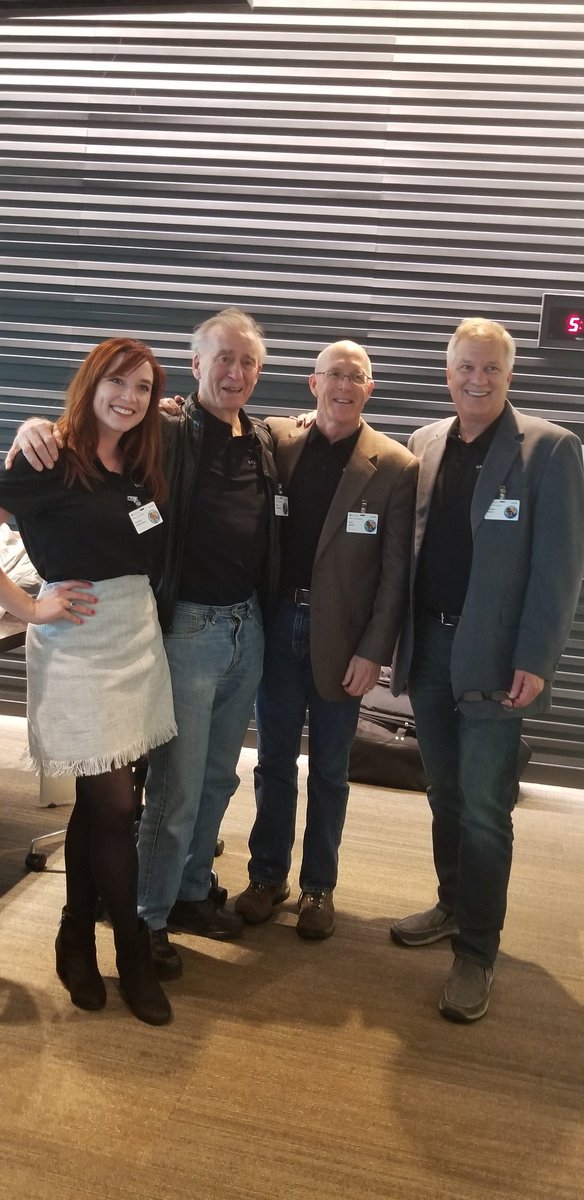 RollySeth's tweet photo. Hosted  Apollo 7 Astronaut Colonel Walter Cunningham amd team today. #AltspaceVR #MsftGarage https://t.co/YwZrZ1Lh5t