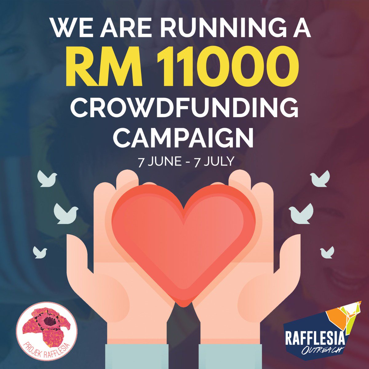projekrafflesia's tweet photo. We need you to be part of our crowdfunding campaign!

Help us by sharing this campaign or donate any amount that you can!

Link: https://t.co/PoRyMtUSdO

From Students For Students https://t.co/dFMyfR4cRw