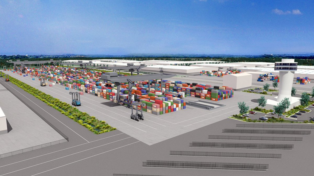 Kalmarglobal's tweet image. Maurice James, MD at Qube: &quot;This highly complex project will deliver a state-of-the-art automation system that breaks new ground in the intermodal container handling. Kalmar and @naviscargo are the only partners who can deliver a system of this type and complexity.” #OneTerminal