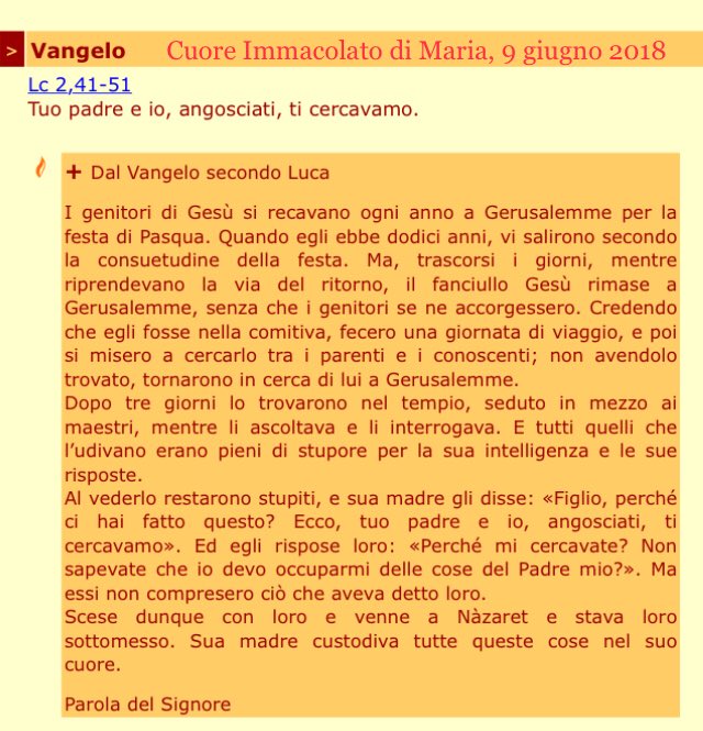 #9giugno: Sua madre custodiva tutte queste cose nel suo cuore.
È proprio del cuore ri-cordare (da cor, cordis=cuore).
È proprio del cuore di madre ricordare le cose dei figli.
È proprio del Cuore della Madre ricordare e ricordarci le cose del suo Figlio.
#CuoreImmacolatoDiMaria