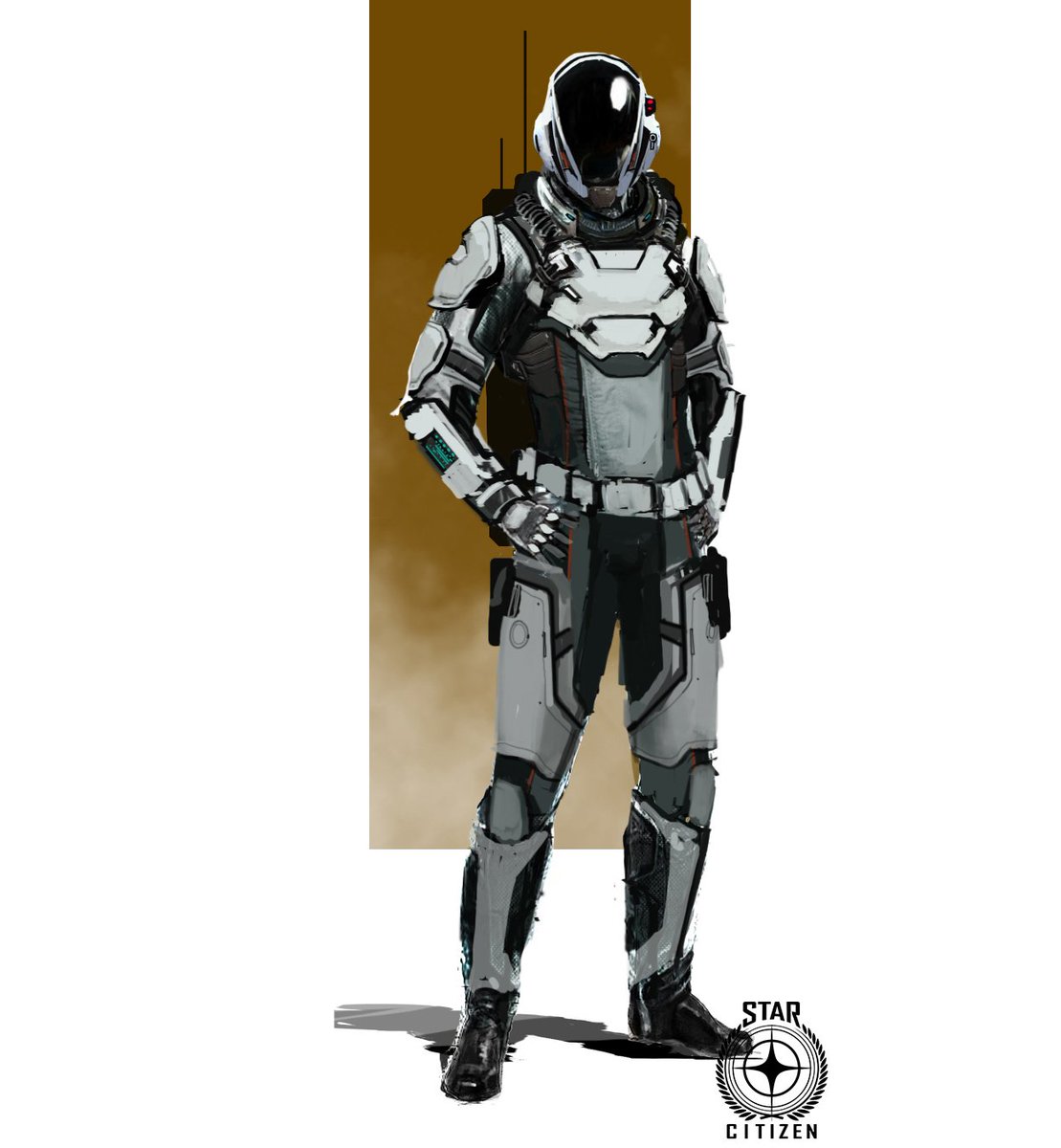 Here's another approved for public view special peek at the first explorer concept I did for the RSI Explorer suit! Sometimes a quick and dirty sketch is all you need :)