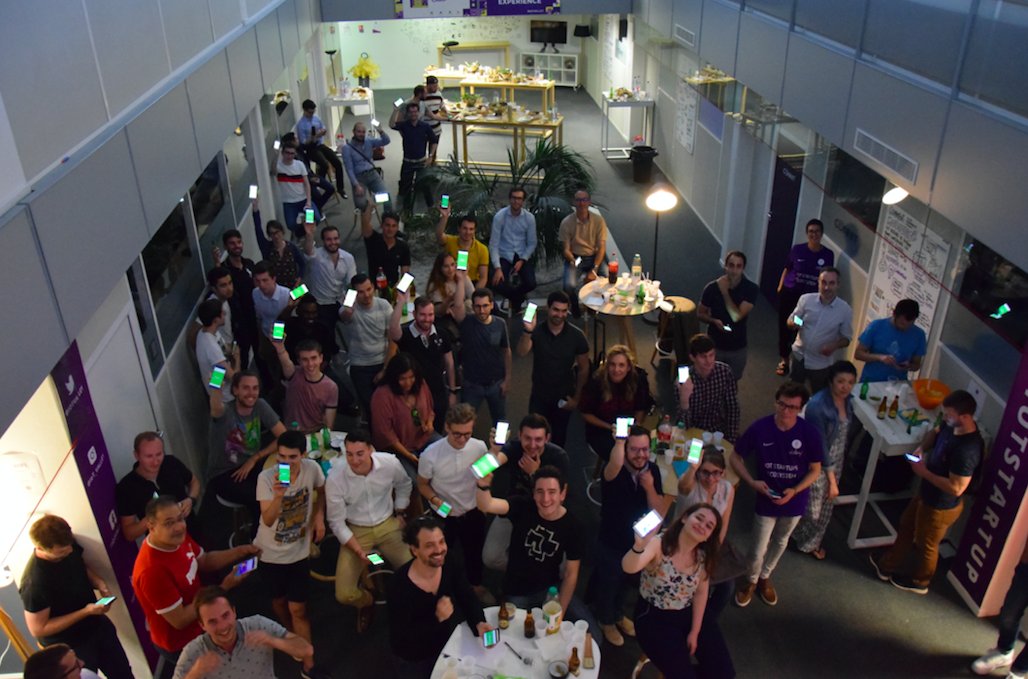 IOTVALLEY's tweet photo. [Startup Launcher Camp]  : ils ont pitché, ils ont voté, ils ont 48h pour développer un projet d'entreprise IoT ! 🚀
12 équipes, 12 projets répondant à une problématique de #SmartBuiling 🏢
⚡Ça vous intéresse ? contactez-nous : https://t.co/PvTXahCRUr ⚡ https://t.co/xr7t5eHGUL