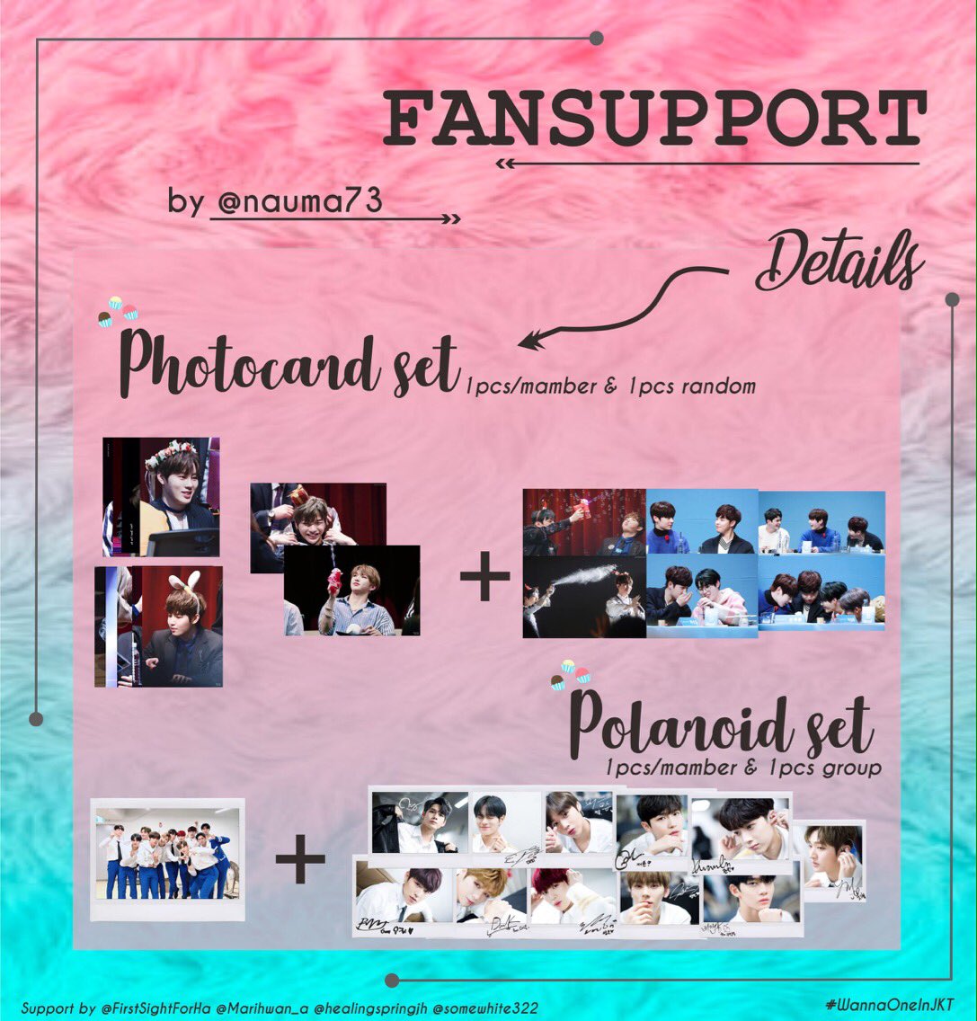 woonacu's tweet photo. 📌   [HELP RT]    📌

FREEBIES WANNAONE 
         by @nauma73 

#WannaOneinJKT
#WannaOneWorldTourInJKT
#OneTheWorldInJakarta 

🍬 Rules and Details In Thread 🍬
     🍬I hope you guys like it 🍬 https://t.co/3JZ89V17l2