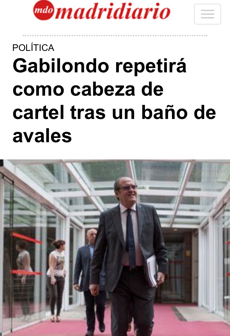 Plataforma de apoyo a Ángel Gabilondo tweet media