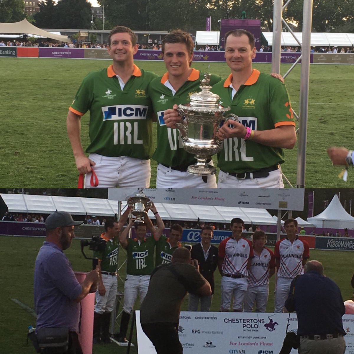Epic win for <a href="/IrelandPolo/">Ireland Polo Team</a>  vs England @TeamIRLEq <a href="/PolointhePark/">Chestertons Polo in the Park</a> History made @ryan_pemble <a href="/RichardLePoer/">Richard Tyrone</a> <a href="/PoloTimes/">Polo Times</a> <a href="/hpapolo/">Hurlingham Polo Asso</a> <a href="/hpaolly/">Olly Hughes</a> next stop <a href="/polobeaufort/">Beaufort Polo Club</a> today, hanging up the green shirt have had the best time playing for Ireland for over 20 years with amazing group of lads.