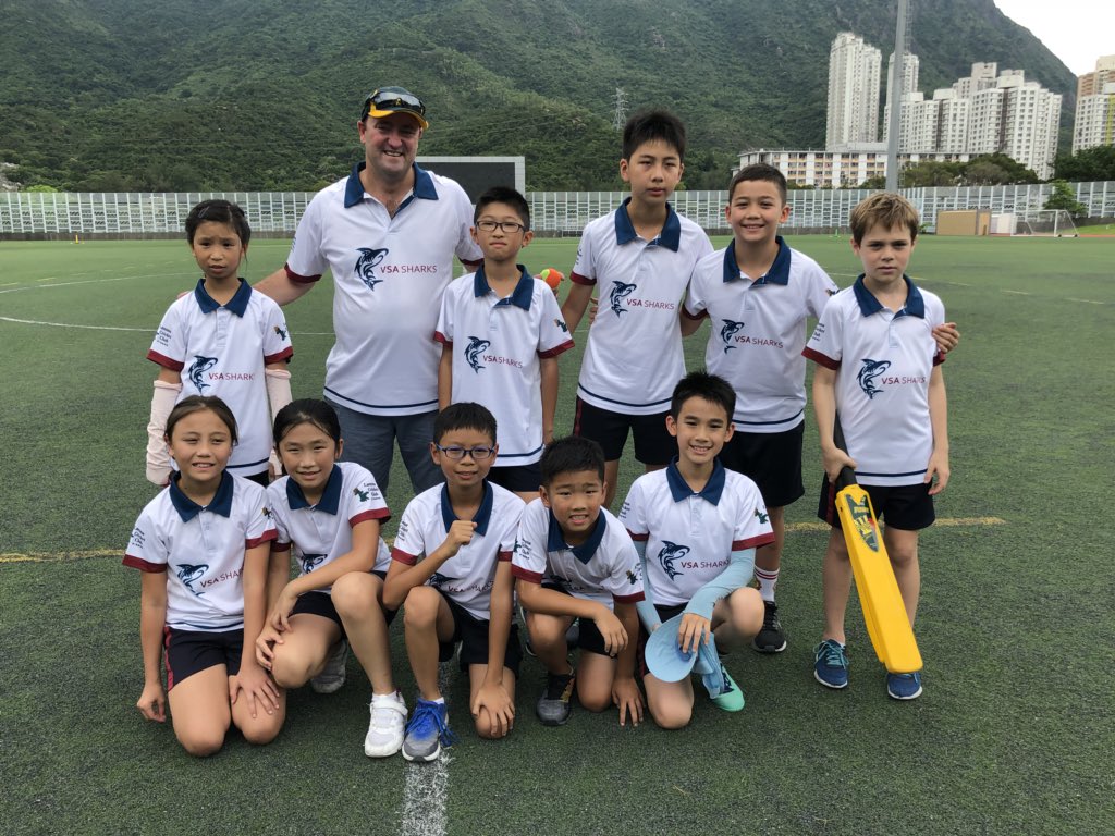 atomicwoods's tweet photo. VSA Sharks (VSA’s first ever cricket team) participating in CHK’s JCS 6s.  We won our first match! @VSAHKG https://t.co/Exdl8bAowy
